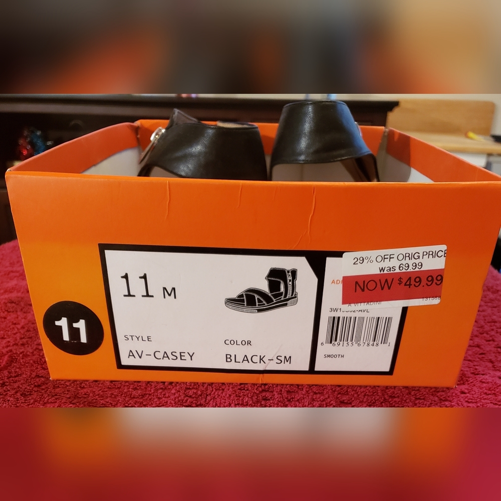 Black platform shoes